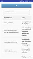 Koleksi Pepatah Melayu dan Artinya capture d'écran 3