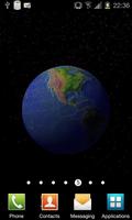 Planet Earth 3D Live Wallpaper capture d'écran 1