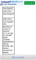 Test IP Proxy IP System Affiche