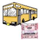 Bus Ticket Number icon
