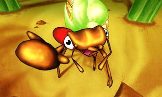 Karınca ile Ağustos Böceği imagem de tela 2