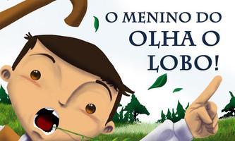 O menino do Olha o Lobo! Affiche