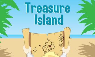 The treasure island الملصق