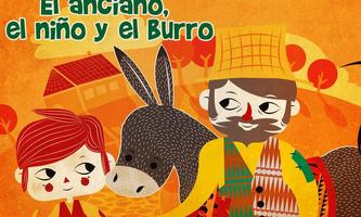 Poster El anciano, el niño y el burro