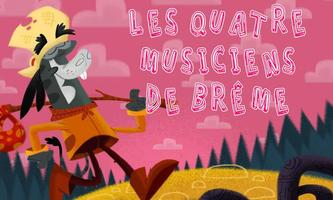 Les quatre musiciens de Brême poster