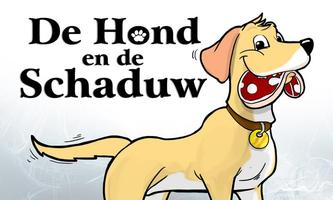 De hond en de schaduw Affiche