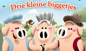 Poster Drie Kleine Biggetjes