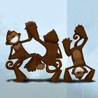 Танцующие обезьяны icône