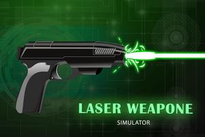 Simulateur armes laser tir Affiche