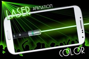 Simulator laser animation Affiche