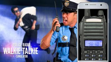 Policía walkie talkie Poster