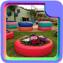 Design de pots de jardin colorés APK