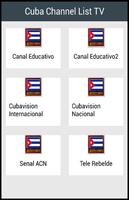 Cuba Channel List TV Affiche