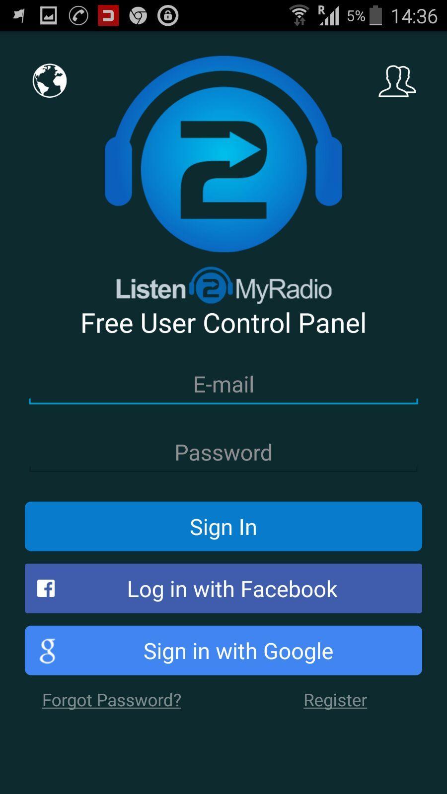 Listen2MyRadio Control Panel for Android - APK Download
