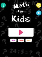 Math For Kids 포스터