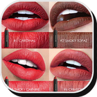 Vloeibare lipstick-zelfstudies-icoon