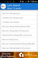 Lirik Lagu 2015 & Lyric Search screenshot 1