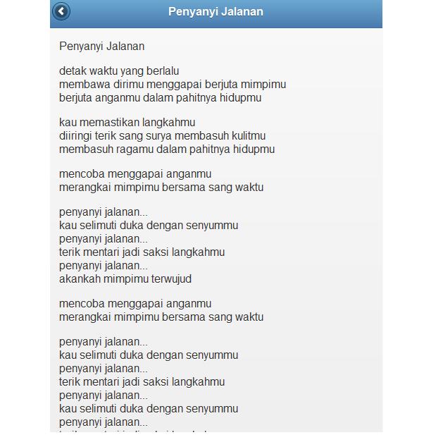Free Gambar Lirik Lagu Pop Indonesia For Android Apk Download Terupdate by www.cikimm.com