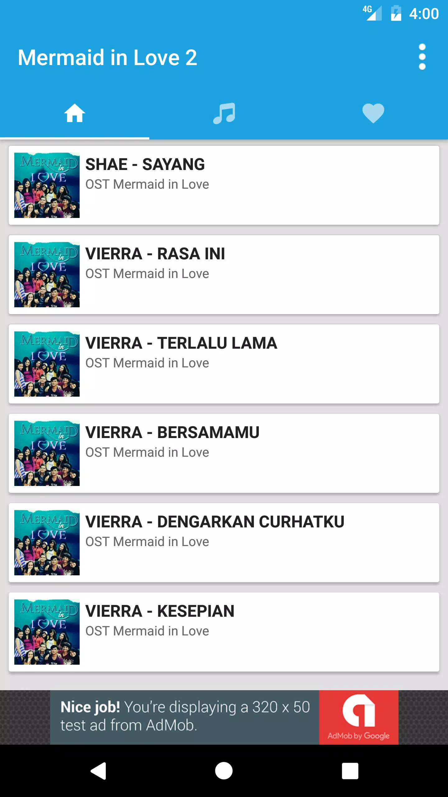 Lirik Lagu Mermaid in Love 2 APK pour Android Télécharger