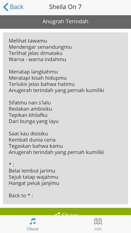 Lirik Lagu Sheila On 7 for Android - APK Download