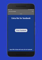 Extra Lite for Facebook الملصق
