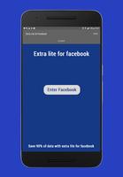 Extra Lite for Facebook Affiche