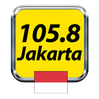 105.8 FM Jakarta Free Streaming Music Indonesia FM simgesi