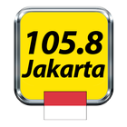 105.8 FM Jakarta Free Streaming Music Indonesia FM-icoon