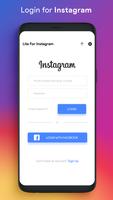 Lite for Instagram: Story Saver, Save & Repost پوسٹر