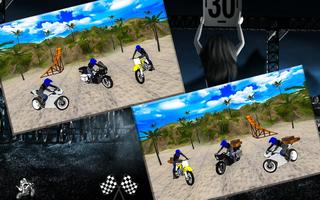 Motocross Jump Beach Adventure capture d'écran 3