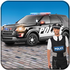 شرطة سيارة القيادة مدينة جريمة أيقونة