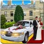 Luxus Hochzeit Braut Limousine Auto Zeichen