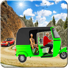 Tuk Tuk Xe kéo Off-Road Người lái xe biểu tượng