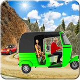 Tuk Tuk Xe kéo Off-Road Người lái xe biểu tượng