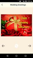Happy Wedding Anniversary Wishes & Greetings Cards capture d'écran 1