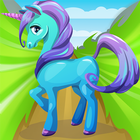 🌈 Little Unicorn DASH, pony run and jump FREE 🦄 icône
