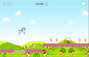 🌈 Little Unicorn DASH, pony run and jump FREE 🦄 capture d'écran 1