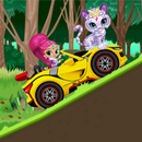 Shimmer princess Adventure Car Hill Racing driving APK