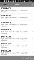 TVS Diode Array Part Selector screenshot 2