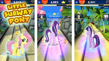 Little Subway Rush Pony Adventure MLP اسکرین شاٹ 1