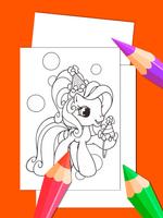 Little Pony Drawing Book For Adult скриншот 1