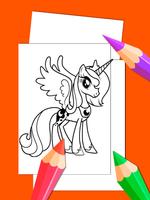 Little Pony Drawing Book For Adult скриншот 2