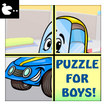 Kids Slide puzzle - for boys