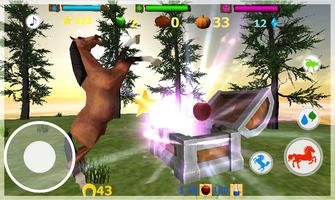 Simulador de caballo  3d juego Poster