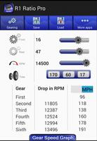 Yamaha YZF-R1 Gear Ratio Pro 截圖 1
