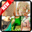 Blouse Designs Backless Neck Mirrorwork Back Front APK