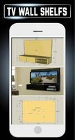 TV Book Shelf Wall Furnitures Decorating DIY Ideas screenshot 1