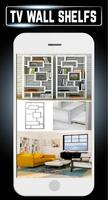 TV Book Shelf Wall Furnitures Decorating DIY Ideas screenshot 2