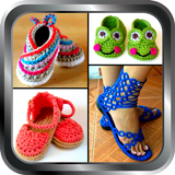 DIY Shoes Crochet Baby Booties Slipper ladies Home أيقونة