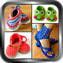 DIY Shoes Crochet Baby Booties Slipper ladies Home aplikacja